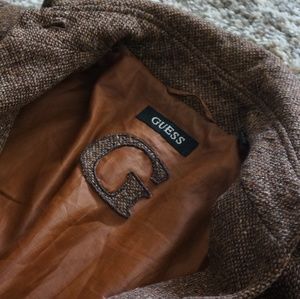 Guess tweed fall coat